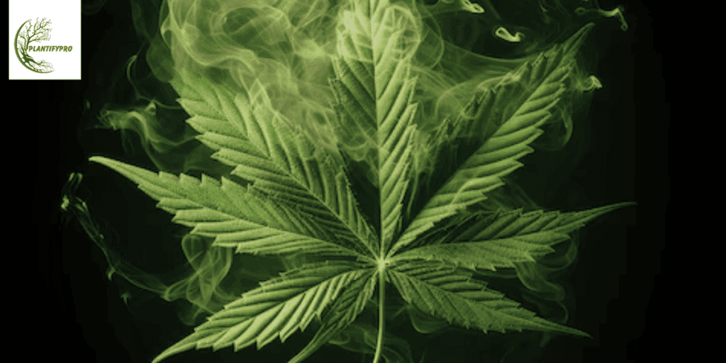 Cannabis Plant Leaves